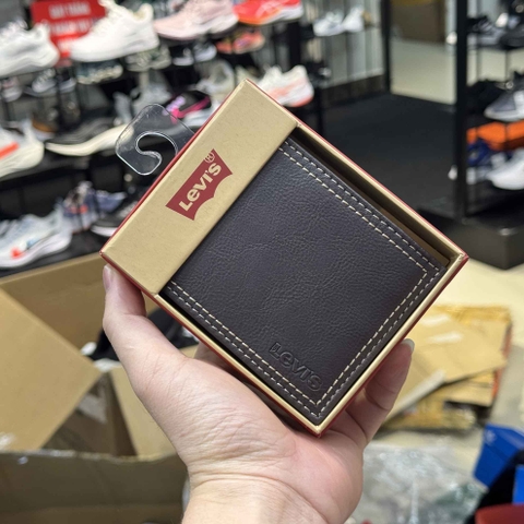 Ví Levi's Chính Hãng - Bifold Passcase Wallet - Màu Nâu | JapanSport 31LV240012