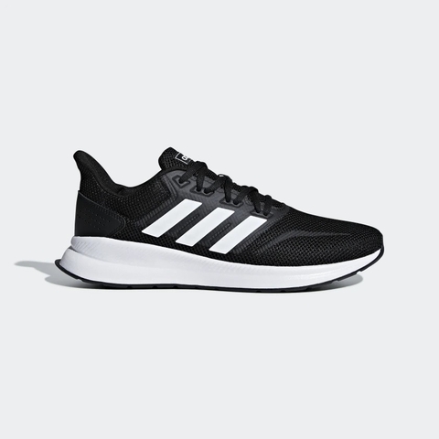 Giày chạy Adidas Nam Chính Hãng - FalconRun - Black/White | JapanSport - F36199
