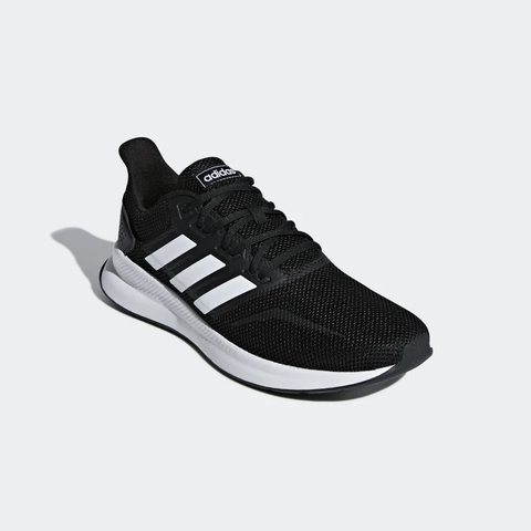 Giày chạy Adidas Nam Chính Hãng - FalconRun - Black/White | JapanSport - F36199