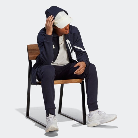 Áo Hoodie Adidas Nam Chính Hãng - DESIGNED FOR GAMEDAY - Xanh | JapanSport IC8046