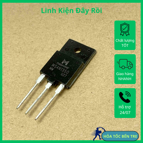 MS4N1350 4N1350 MOSFET 1500V 10A kênh N TO-3PF