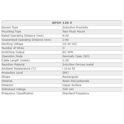 Mắt dò Sensor máy lập trình Brother ZOJE HIKARI SUNTAR APS4-12S-E APS412SEAP APS4 NPN 10-30VDC