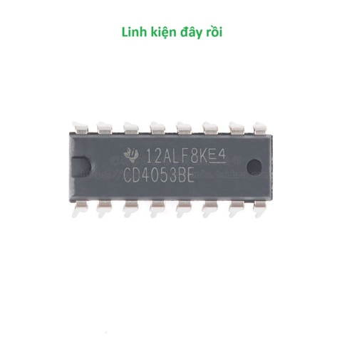 CD4053 CD4053BE HCF4053 HCF4053BE DIP-16 chính hãng