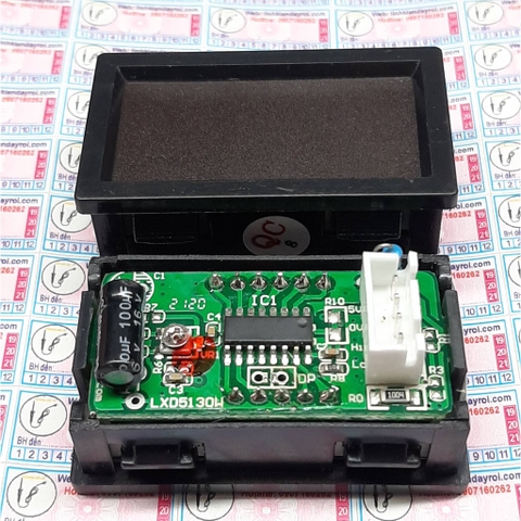 Đồng hồ hiện thị máy hàn LXD5130-5V/999 LXD5130W 45x25mm rắc 4 chân