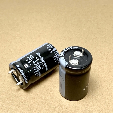 Tụ điện hóa 50V4700uF 50V 4700uF Rubycon USC 85C kích thước 22x35mm