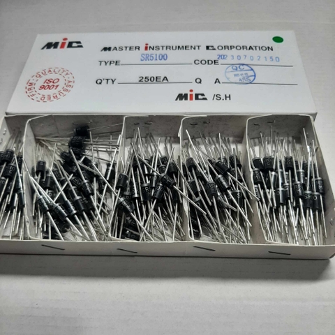 10 sản phẩm DIODE SB510 SB5100 SR5100 DIODE xung 1000V 5A chính hãng MIC