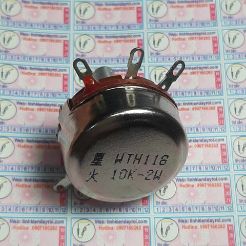 Chiết áp biến trở màng carbon WTH118 10K-2W 10KR 10Kohm 2W