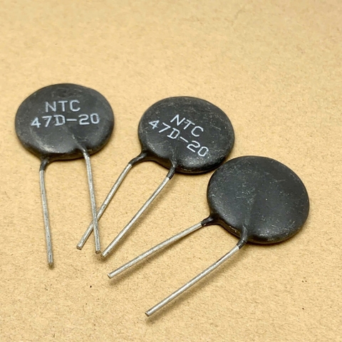 2 cái điện trở nhiệt NTC MF72 47D-20 47D20 47D 20