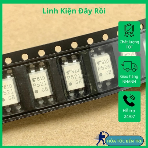 Linh kiện điện tử OPTO PHOTO QUANG TLP521 P521-1 TLP-P521-1 TLP-521-1-GB P521-1-GB P521 SOP-4