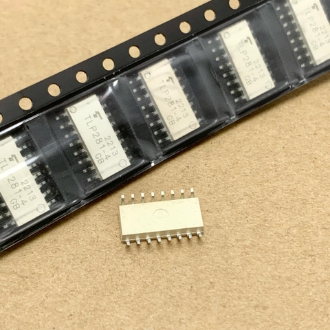 4 cái TLP281 TLP281-4 GB TLP281-4GB Opto driver SOP-16