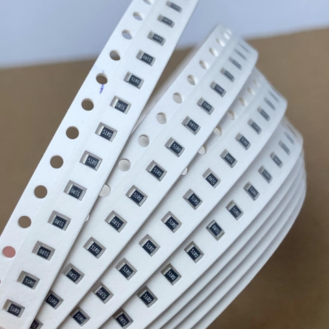 20 cái điện trở dán SMD 0805 51R0 51ohm 510 5%