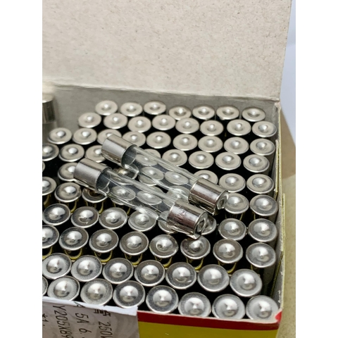 5 cái cầu chì ống 250V 8A kích thước 6x30mm