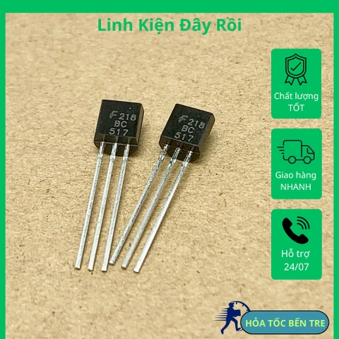 10 cái BC517 517 TRANSISTOR 40V 1A NPN TO-92