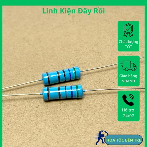 5 cái điện trở vòng màu 3W 5.6KR 5.6Kohm 5KR6 562