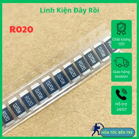 10 cái điện trở SMD 3W 2512 R050 0.050R 50mR 0.02R R020 R030 0.030R R040 0.040R