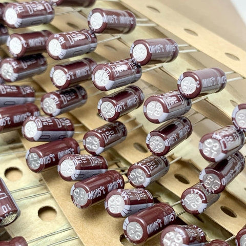 10 sản phẩm tụ điện hóa KY 10uF 50V 50V10uF 5x11MM tần số cao tuổi thọ cao