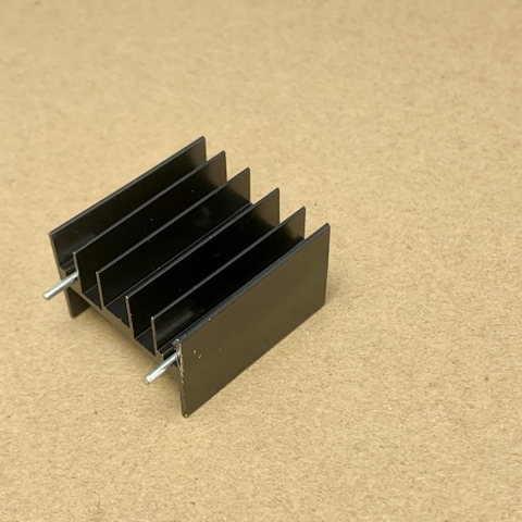 Tản nhiệt 25x24x16mm ZIP15 TDA7294 L298 LM1876TF và TRIODE chuyên dụng khác