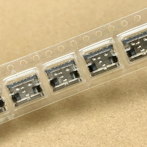 Jack rắc cổng sạc điện thoại 3.1 Ổ cắm SMD USB-3.1 Type-C giao diện truyền 6P HD cái 4 chân cố định 2 chiều