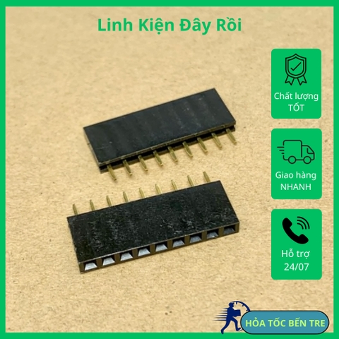 Đế cắm lượt cái đơn 2.54MM 9P
