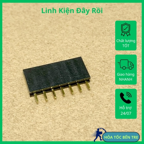Đế cắm lượt cái đơn 2.54MM 7P