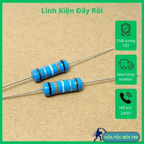 Điện trở vòng màu 3W 0.39ohm 0.39R 0R39