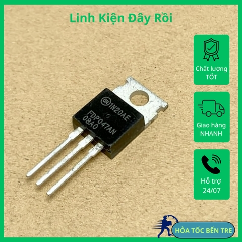 FDP047AN08A0 FDP047AN08AO MOSFET 75V 80A kênh N TO-220