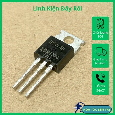 Linh kiện điện tử IRFZ34N MOSFET 55V 29A kênh N TO-220