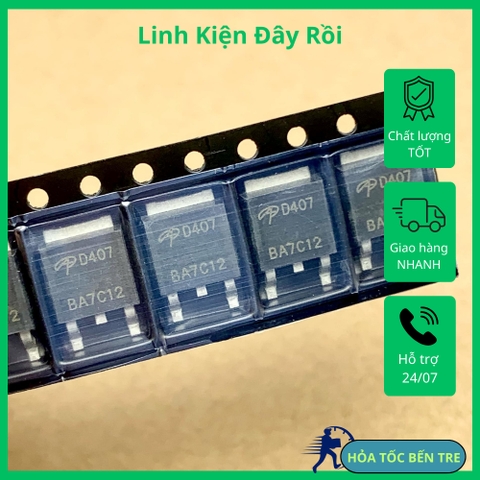 10 cái AOD407 D407 MOSFET 60V 12A TO-252