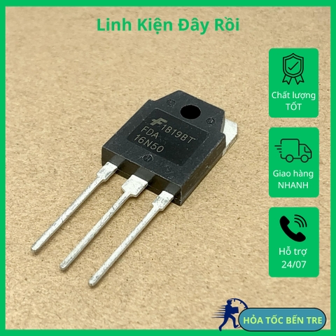 FDA16N50 16N50 MOSFET 500V 16.5A KÊNH N TO-3P