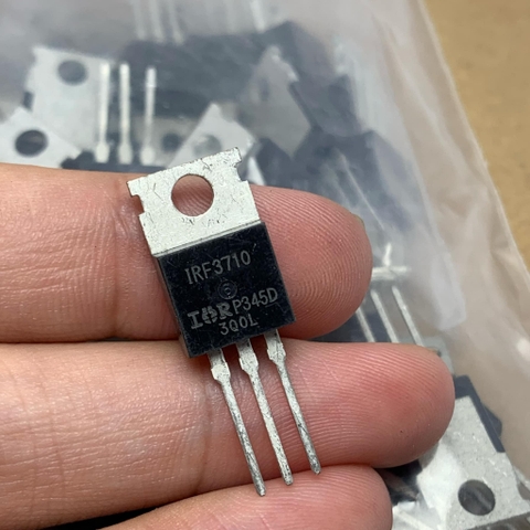 2 cái IRF3710 IRF3710PBF 3710 MOSFET 100V 57A kênh N TO-220