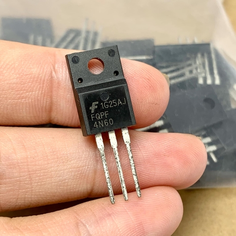 2 cái 4N60 4N60C FQPF4N60 Mosfet 600V 4A kênh N TO-220F