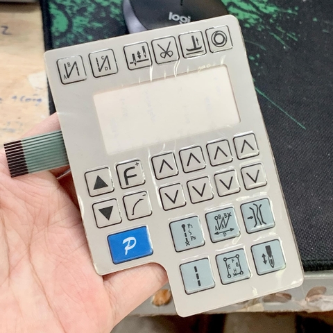 Miếng dán bàn phím màn hình máy may 1 POWERMAX BOWMAX P xanh dương