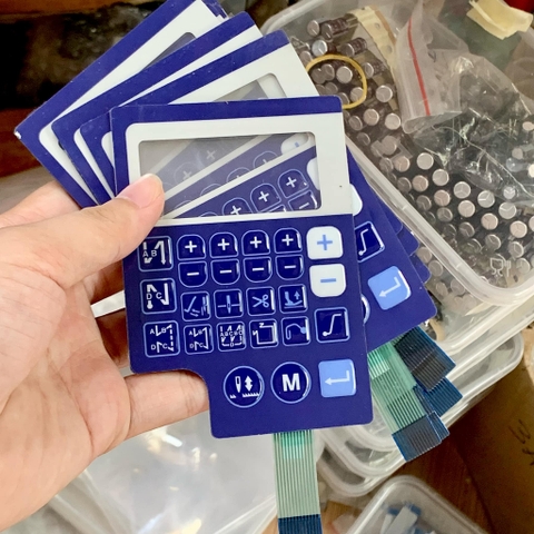 Miếng dán màn hình bàn phím máy may 1 kim Juki 7000A xanh dương