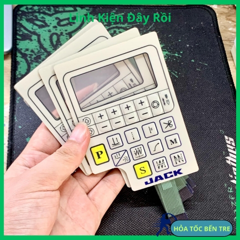 Miếng dán bàn phím màn hình máy may 1 kim JACK BRUCE QIXING PS vàng