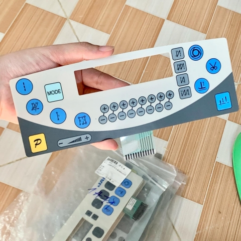 Miếng dán bàn phím màn hình máy may 1 kim Powermax F1