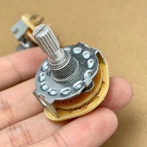 2 cái công tắc xoay RS25 11 chế độ đầu núm vặn 6mm