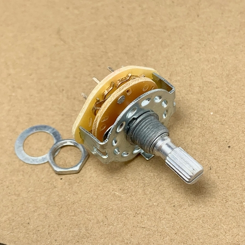 2 cái công tắc xoay RS25 11 chế độ đầu núm vặn 6mm