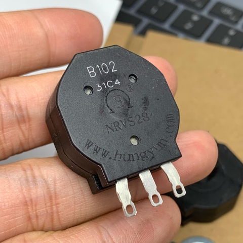 5 cái Biến trở chiết áp volume máy hàn NRVS28 B102 1KR 1Kohm 3 chân đơn