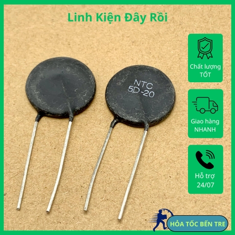 5 cái điện trở nhiệt NTC 5D-20 5D 20 5D20