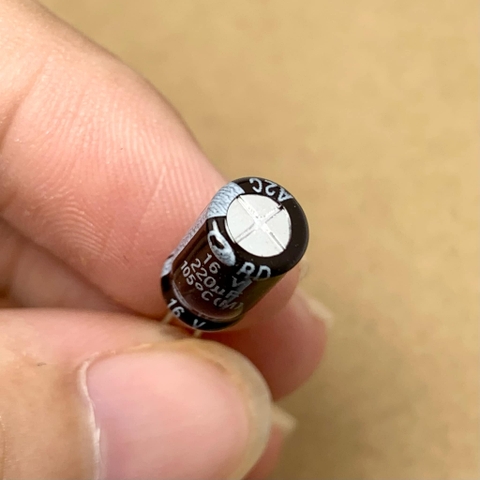 10 cái tụ điện hóa 220uF 16V 200uF16V 6x11mm SANHE