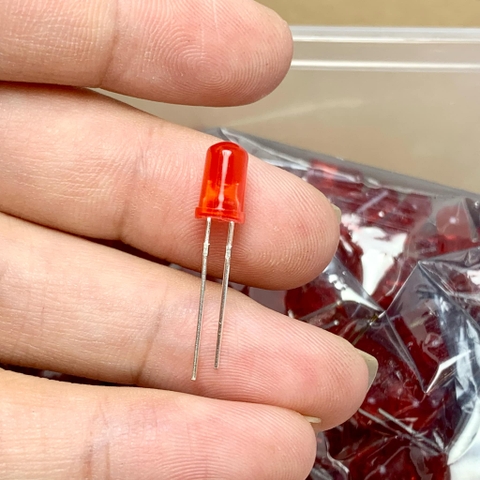 10 SẢN PHẨM bóng đèn led đỏ ánh sáng đỏ kích thước 5mm