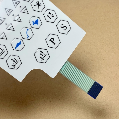 Miếng dán bàn phím màn hình máy may Hulong xanh dương