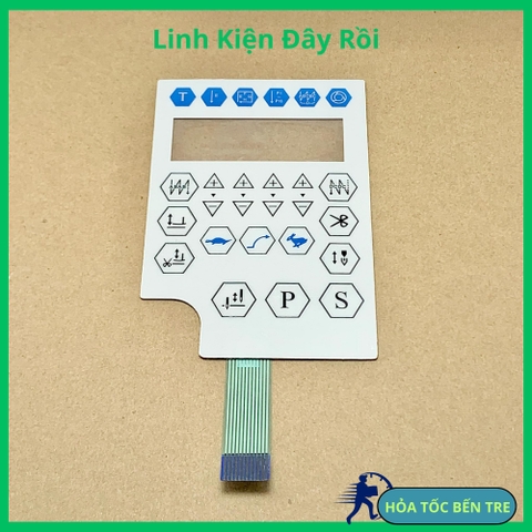 Miếng dán bàn phím màn hình máy may Hulong xanh dương