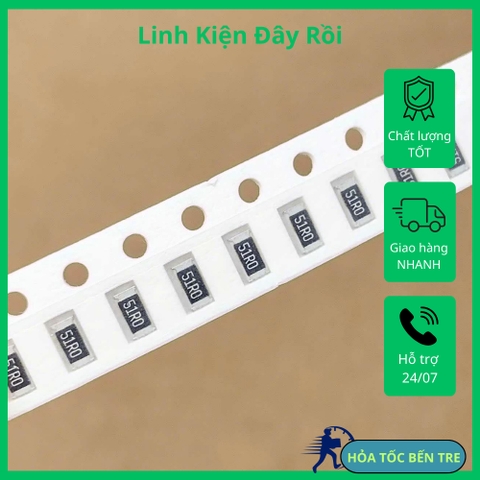 20 cái điện trở dán SMD 1206 51R 51ohm 510 51R0