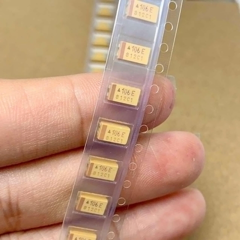 Tụ dán SMD 106C 25V 10uF 6032C 6x3.2x2.6mm