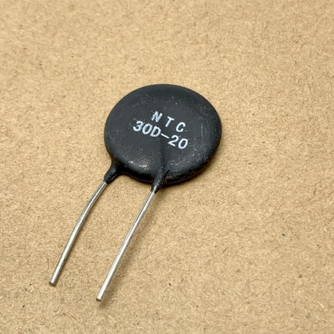 4 cái điện trở nhiệt  NTC30D-20 NTC 30D20 30D-20 20mm