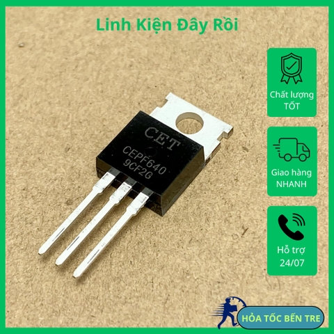 CEPF640 MOSFET 200V 18A kênh N TO-220