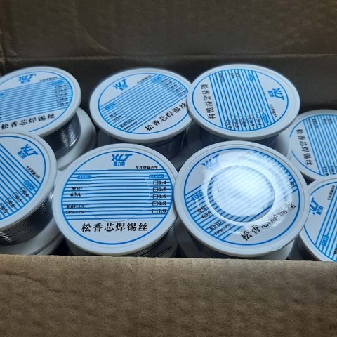 Cuộn dây hàn thiếc hàn không chì 45% thiếc 0.8mm khối lượng 50g