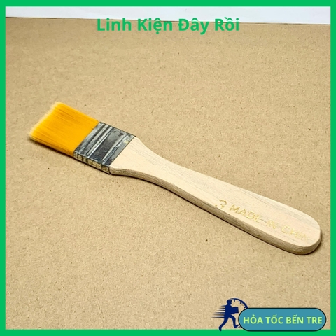 Cây cọ sơn cán gỗ bảng 25mm dài 45mm