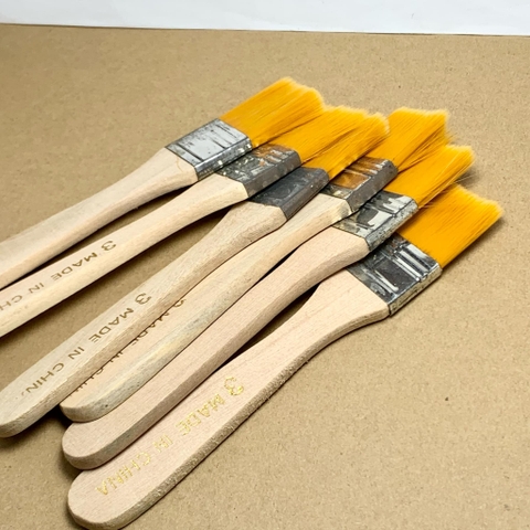 Cây cọ sơn cán gỗ bảng 25mm dài 45mm